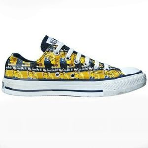 💕Converse "Rosey the Riveter" Yellow & Blue Chuck Taylor Sneakers